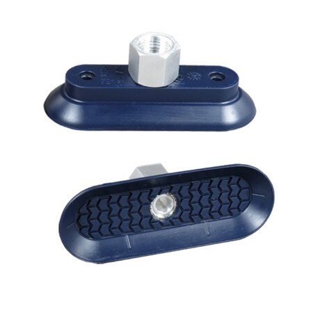 Fipa Bell shaped oval vacuum cup 80x30 mm, NBR blue, fitting G1/4-female 130.80x30.194.1